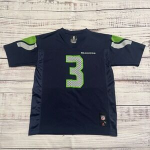 NFL Kids Seahawks Jersey - Navy and Lime